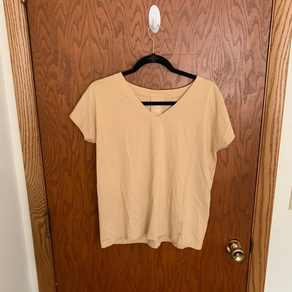 J.Jill Luxe Supima® Pleat-Back Tee - Picture 3 of 9